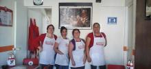 El equipo de Gorditas La Abuelita listas para atender a todos nuestros clientes