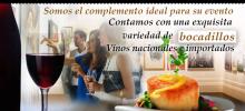 bocadillos para exposiciones de arte