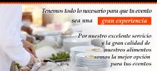 alimentos eventos especiales