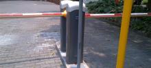 barrera vehicular  came con brazo iluminado 