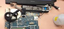 Reparación de circuitos laptops
