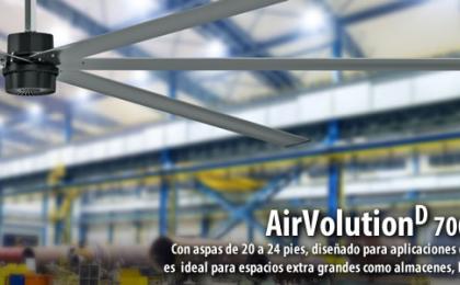 AirVolutionD en planta industrial