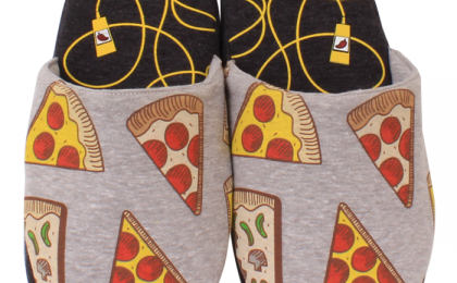 Pantuflas de pizza