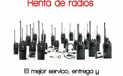 Renta de radios portátiles - ARCI
