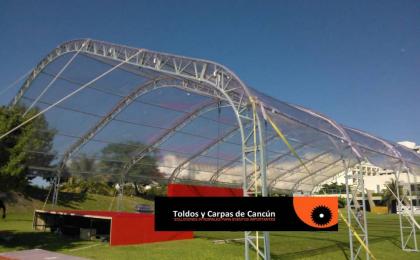 carpas cancun transparentes