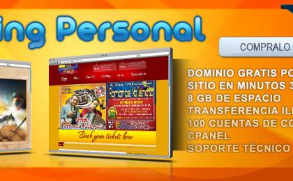 hospedaje Personal, hosting personal