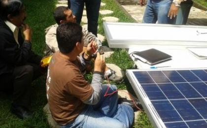 Configuración serie, paralelo de módulos solares