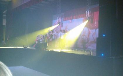 concierto, escenario, iluminación, audio profecional