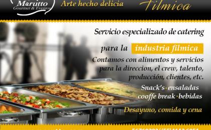 catering para la industria fílmica