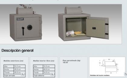 CAJA FUERTE BUZON ROTATIVO  