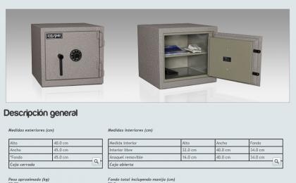 CAJA FUERTE MODELO 40 USOGENERAL 
