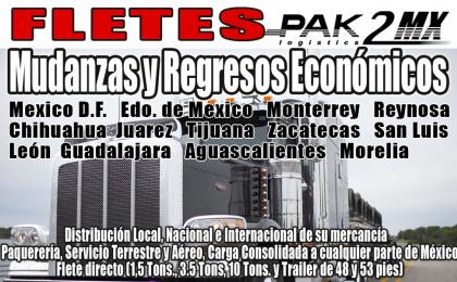 fletes en el df