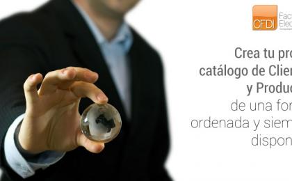 Crea tu propio catálogo de clientes y productos de una forma ordenada