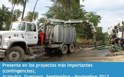 Servicio de limpieza con camión Vactor