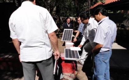 Pruebas de módulos solares