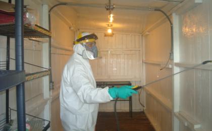 Fumigación y control de plagas