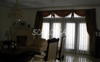 Cortinas, Lambrequines, Cojines, Caminos de Mesa, Chapetones