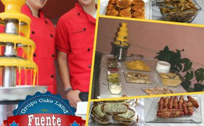 Fuente de queso amarillo