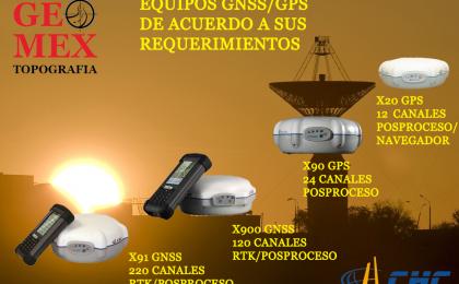 Geomex, venta de equipos GPS GNSS topográficos en México