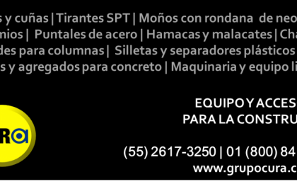Moños y cuñas para cimbra, puntales metalicos, pies derechos, silletas, separado