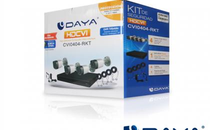 KIT HDCVI HCVR4104KIT DVR 4104HS + 4CAM HFW1100R + 4CBL + FTE $4500.00