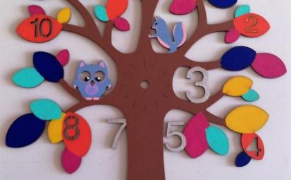 Reloj pared decorativo láser MDF