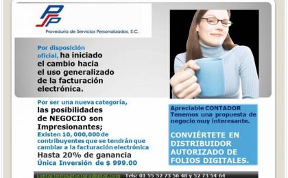 FACTURACION ELECTRONICA EN DISTRITO FEDERAL
