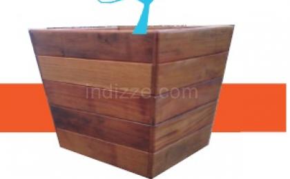 MACETA CUAMRU, MADERA PREMIUM HECHO EN MEXICO 