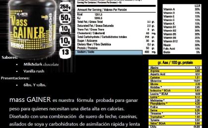 massgainer, metanutrition, ganador, masa, subir, musculo, super, mass, gainer.
