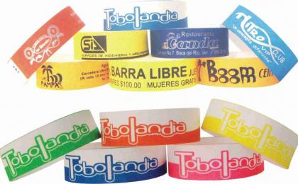 brazaletes de tyvek