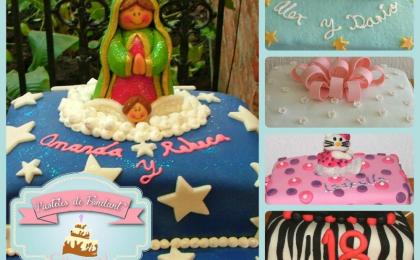Pasteles de fondant