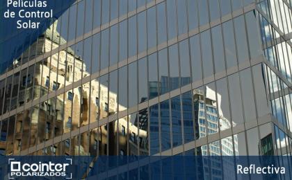 Película reflectiva para edificios y oficinas