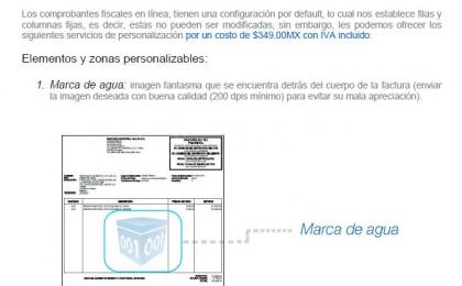 PERSONALIZACION DE FACTURAS