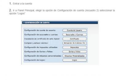 PERSONALIZACION DE FACTURAS