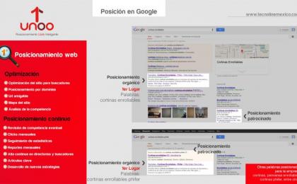 Comparativo de posicionamiento
