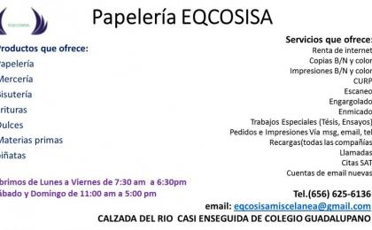 SERVICIOS, PRODUCTOS DE CIBER Y PAPELERIA