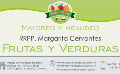 frutas y verduras a domicilio sin costo extra en Acapulco, Guerrero. 