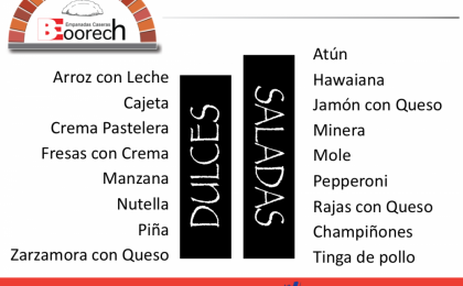 Boorech, Sabores