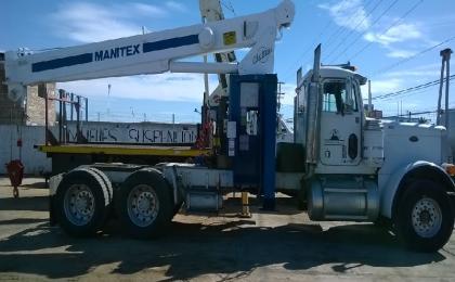 Grua titan Manitex 15 toneladasen Mexicali-Mexico 