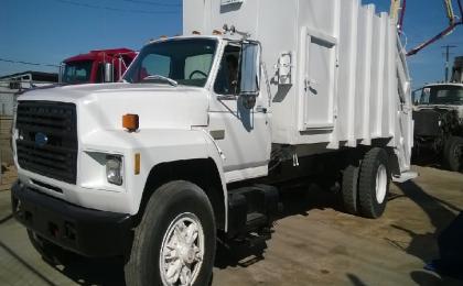 Recolector de basura en Mexicali Mexico