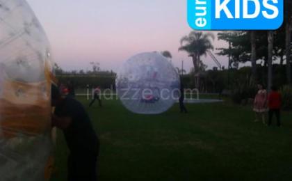 renta de zorbball, esferas gigantes